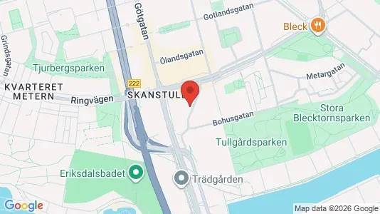 Lägenheter att hyra i Södermalm - kort over placeringen