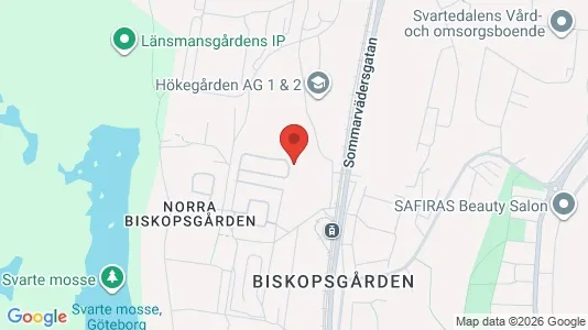 Lägenheter att hyra i Västra hisingen - kort over placeringen