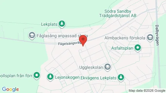 Lägenheter att hyra i Lund - kort over placeringen