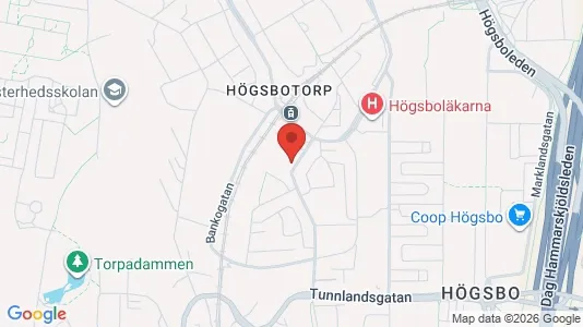 Lägenheter att hyra i Majorna-Linné - kort over placeringen
