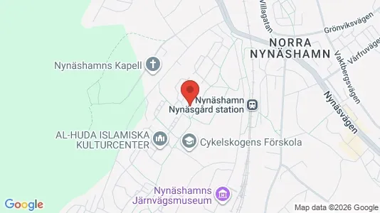 Lägenheter att hyra i Nynäshamn - kort over placeringen