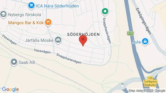 Lägenheter att hyra i Järfälla - kort over placeringen
