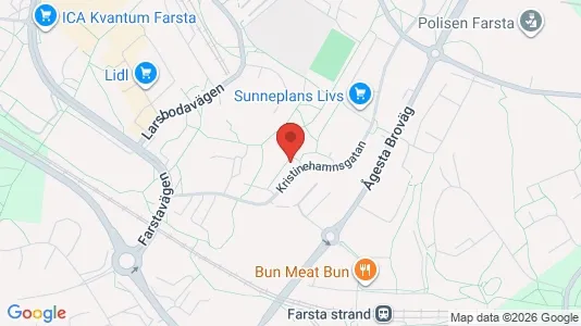 Lägenheter att hyra i Söderort - kort over placeringen