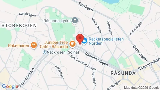 Lägenheter att hyra i Solna - kort over placeringen