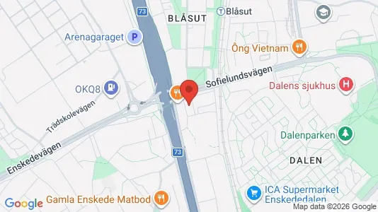 Lägenheter att hyra i Söderort - kort over placeringen