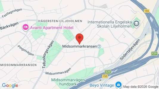 Lägenheter att hyra i Söderort - kort over placeringen