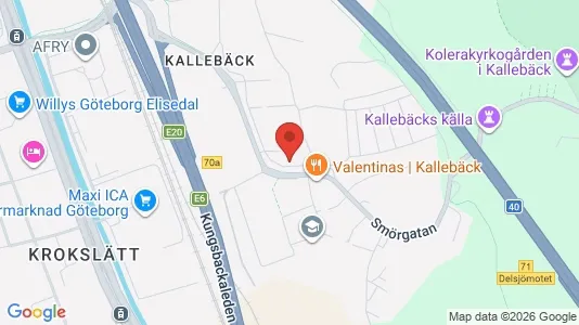 Lägenheter att hyra i Örgryte-Härlanda - kort over placeringen