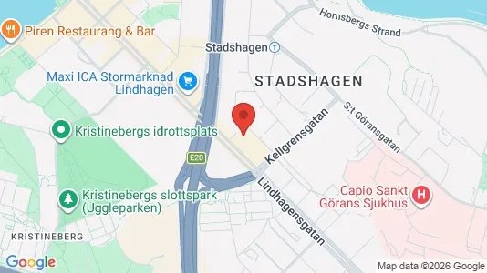 Lägenheter att hyra i Kungsholmen - kort over placeringen