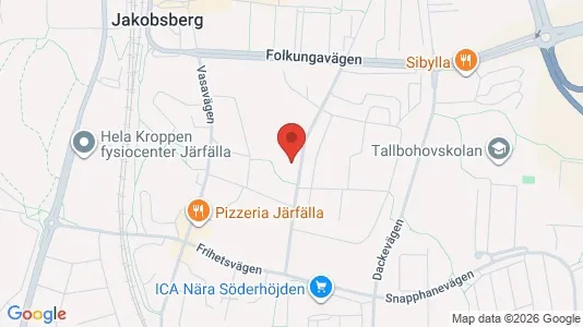 Lägenheter att hyra i Järfälla - kort over placeringen