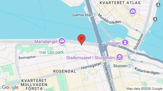 Lägenheter att hyra i Södermalm - kort over placeringen