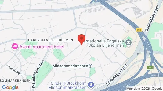 Lägenheter att hyra i Söderort - kort over placeringen