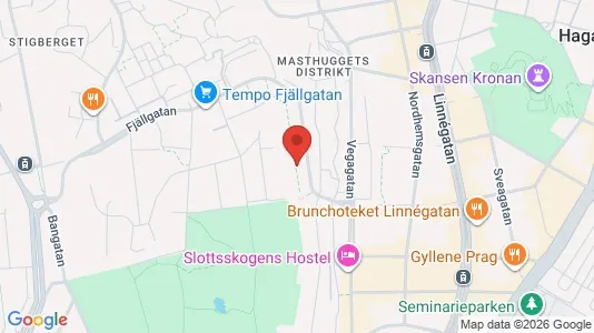 Lägenheter att hyra i Majorna-Linné - kort over placeringen