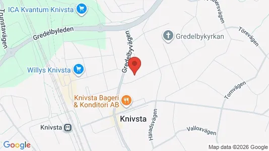 Lägenheter att hyra i Knivsta - kort over placeringen