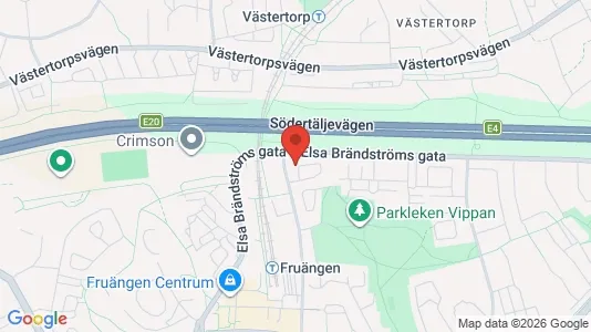 Lägenheter att hyra i Söderort - kort over placeringen