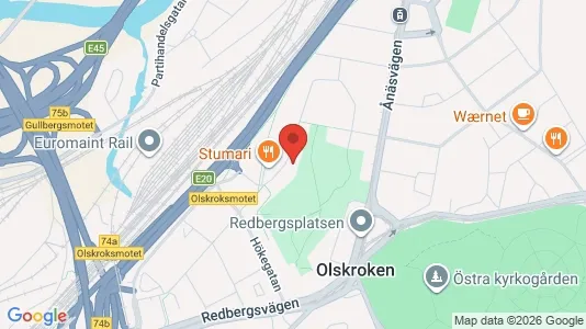 Lägenheter att hyra i Örgryte-Härlanda - kort over placeringen