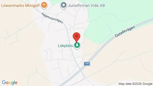Lägenheter att hyra i Lerum - kort over placeringen