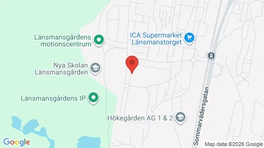 Lägenheter att hyra i Västra hisingen - kort over placeringen