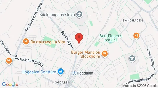 Lägenheter att hyra i Söderort - kort over placeringen