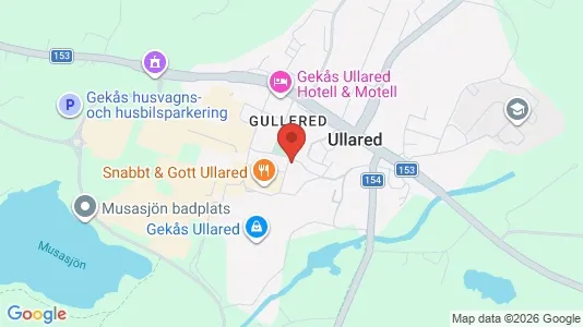 Lägenheter att hyra i Falkenberg - kort over placeringen