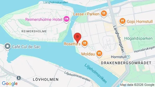 Lägenheter att hyra i Södermalm - kort over placeringen