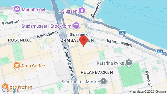 Lägenheter att hyra i Södermalm - kort over placeringen