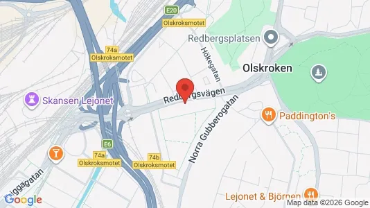 Lägenheter att hyra i Örgryte-Härlanda - kort over placeringen
