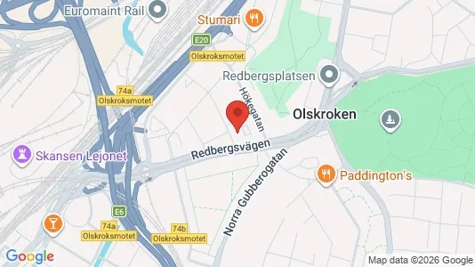 Lägenheter att hyra i Örgryte-Härlanda - kort over placeringen