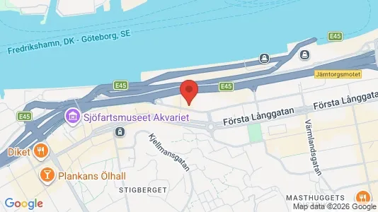 Lägenheter att hyra i Majorna-Linné - kort over placeringen