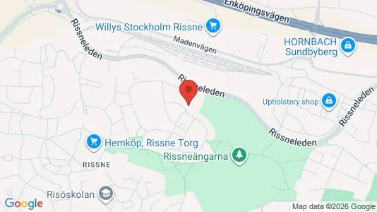 Lägenheter att hyra i Sundbyberg - kort over placeringen