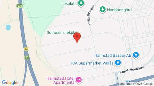 Lägenheter att hyra i Halmstad - kort over placeringen