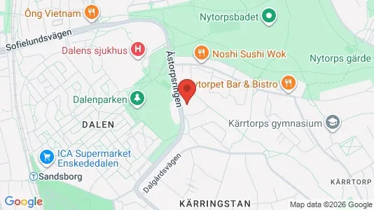 Lägenheter att hyra i Söderort - kort over placeringen