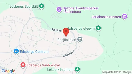 Lägenheter att hyra i Sollentuna - kort over placeringen