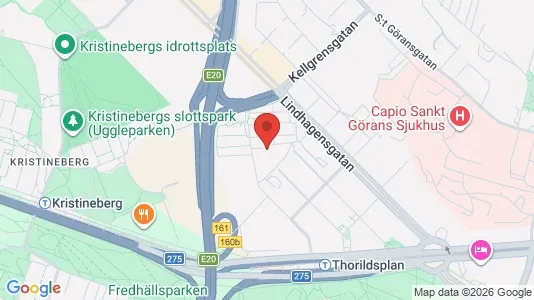 Lägenheter att hyra i Kungsholmen - kort over placeringen