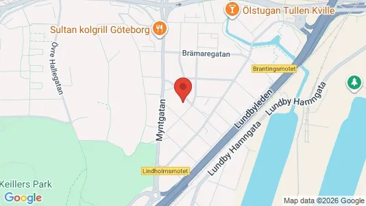 Lägenheter att hyra i Lundby - kort over placeringen