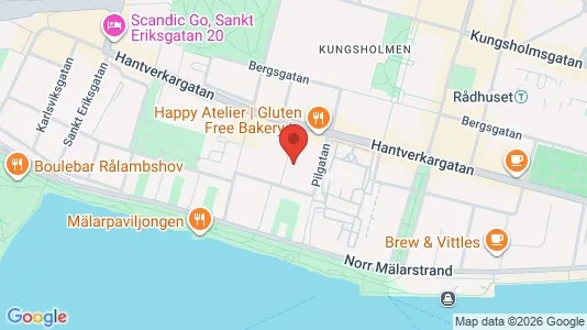 Lägenheter att hyra i Kungsholmen - kort over placeringen