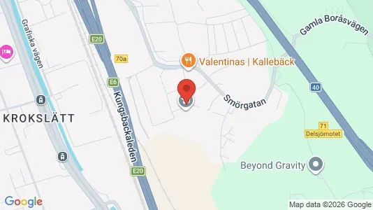 Lägenheter att hyra i Örgryte-Härlanda - kort over placeringen