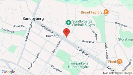 Lägenheter att hyra i Sundbyberg - kort over placeringen