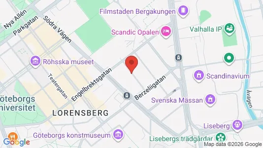 Lägenheter att hyra i Örgryte-Härlanda - kort over placeringen