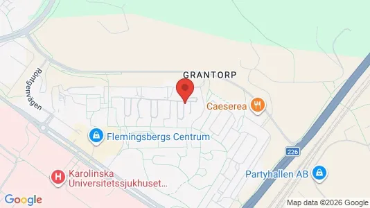 Lägenheter att hyra i Huddinge - kort over placeringen