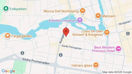 Lägenheter att hyra i Norrköping - kort over placeringen