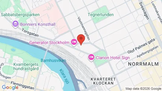 Lägenheter att hyra i Stockholm Innerstad - kort over placeringen