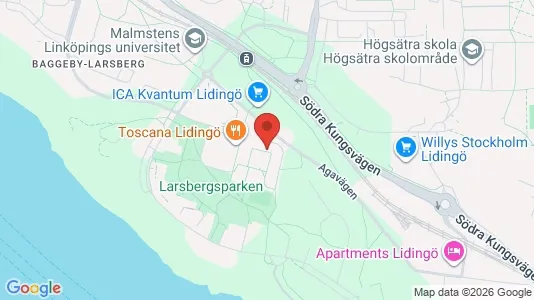Lägenheter att hyra i Lidingö - kort over placeringen