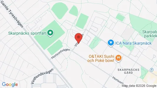 Lägenheter att hyra i Söderort - kort over placeringen
