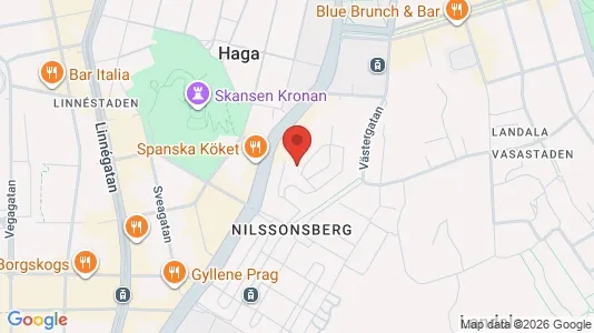 Lägenheter att hyra i Göteborg Centrum - kort over placeringen