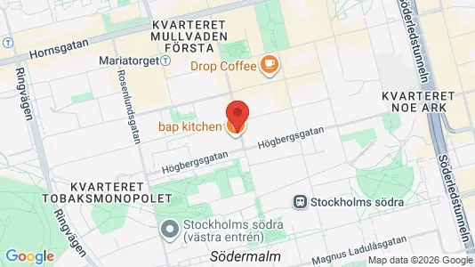 Lägenheter att hyra i Södermalm - kort over placeringen