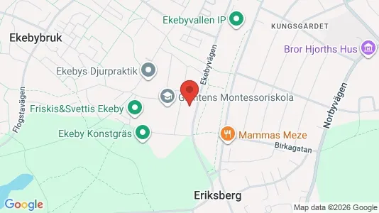Lägenheter att hyra i Uppsala - kort over placeringen
