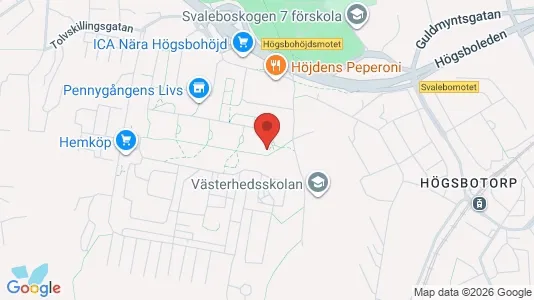 Lägenheter att hyra i Majorna-Linné - kort over placeringen