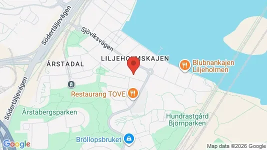 Lägenheter att hyra i Södermalm - kort over placeringen
