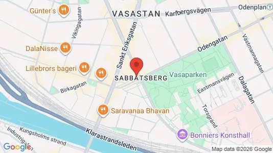 Lägenheter att hyra i Stockholm Innerstad - kort over placeringen
