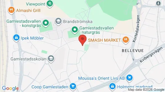 Lägenheter att hyra i Göteborg Östra - kort over placeringen